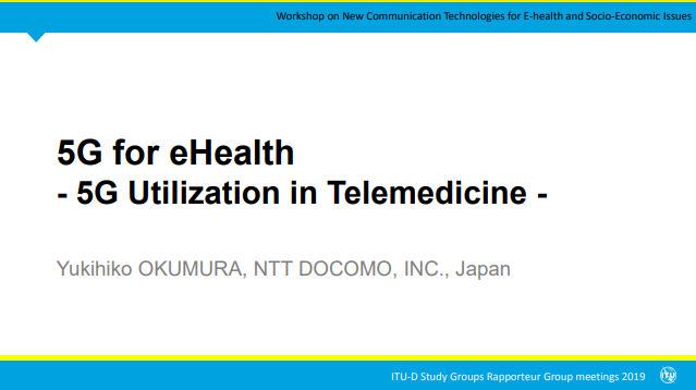 5G for eHealth - 5G Utilization in Telemedicine